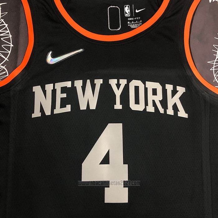 Camiseta New York Knicks Derrick Rose #4 Select Series Negro